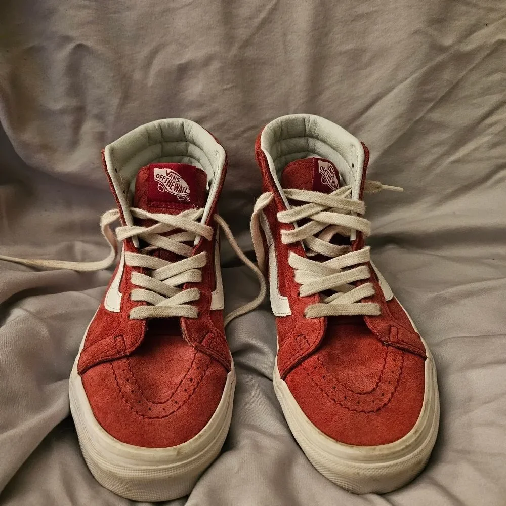 Vans size 5.5 mens or size 7 women's hi top sneakers